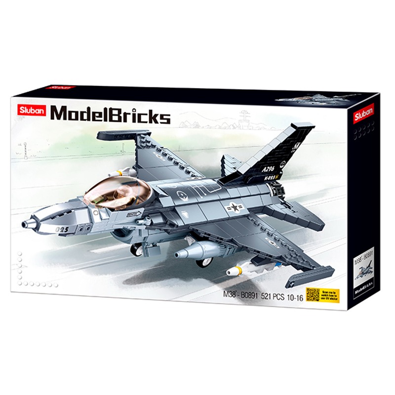 Sluban Block Model Bricks Falcon Fighter