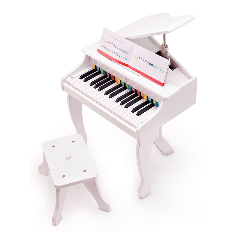 Dabdoob | Hape - Deluxe Grand Piano - White