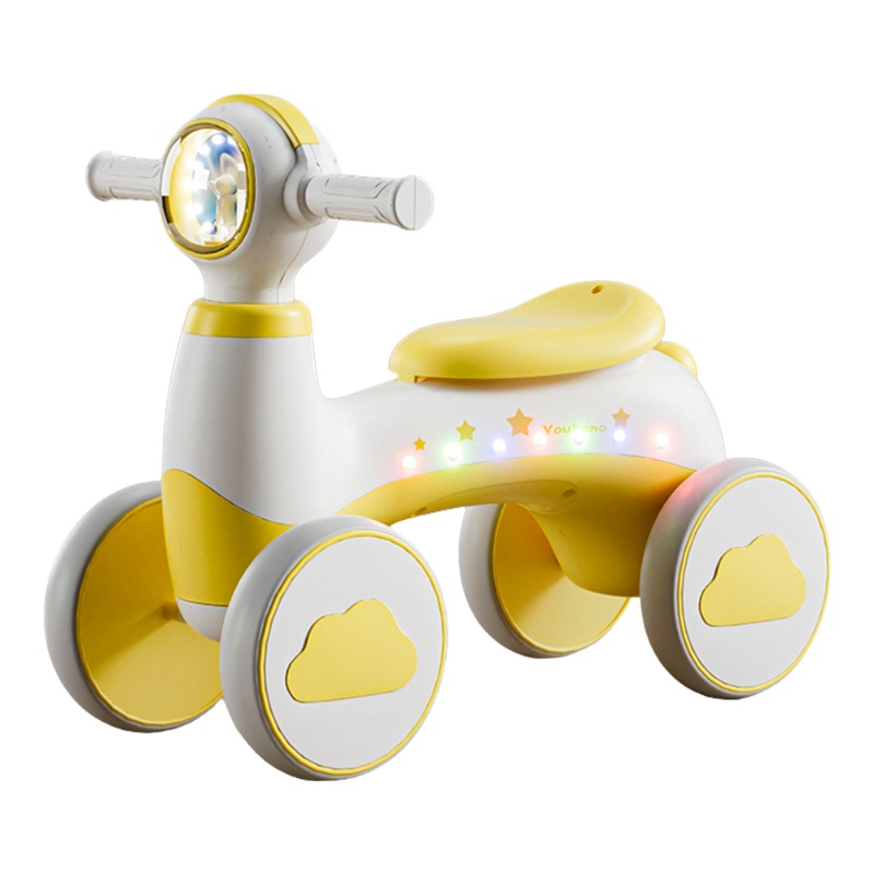 Smart Balance Bike With Light And Sound - Yellow