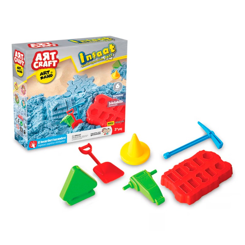 Dabdoob Dede Art Craft Build Modelling Play Sand Set Assorted