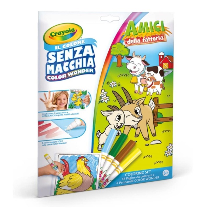 Crayola Color Wonder Colouring Set with 18 Colouring Pages