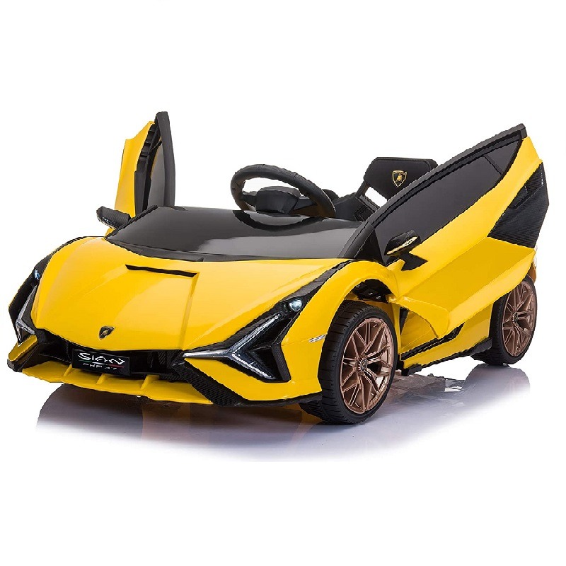 Lamborghini Sian Electric RC Riding Car - Yellow