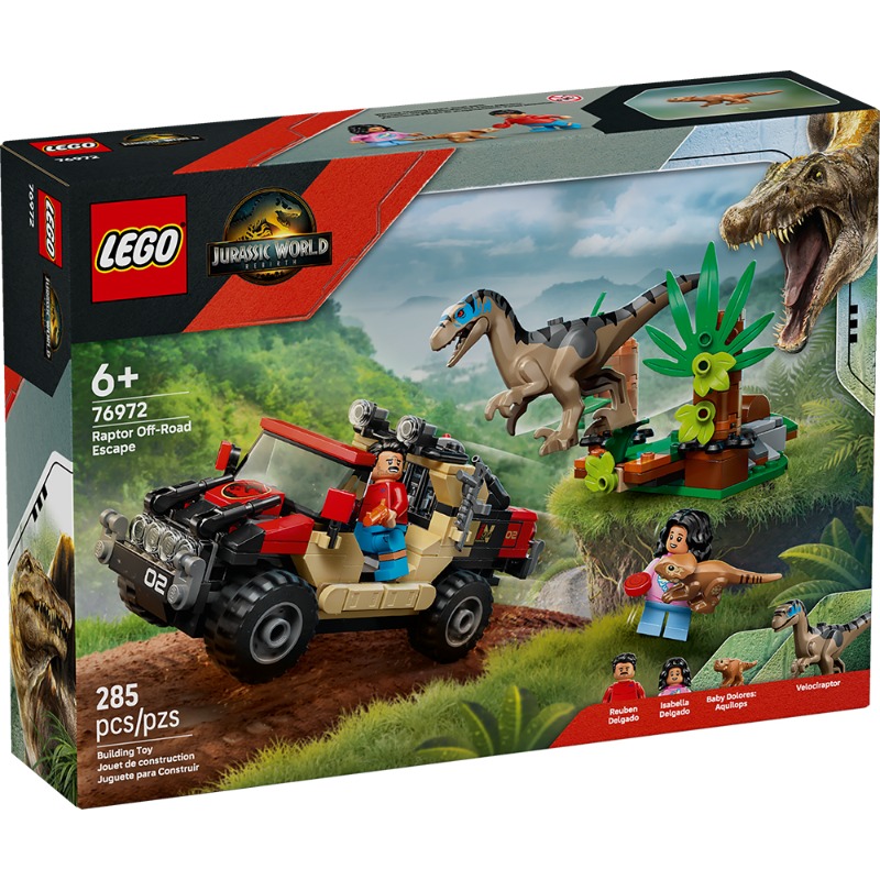 LEGO® Jurassic World Raptor Off-Road Escape (76972)