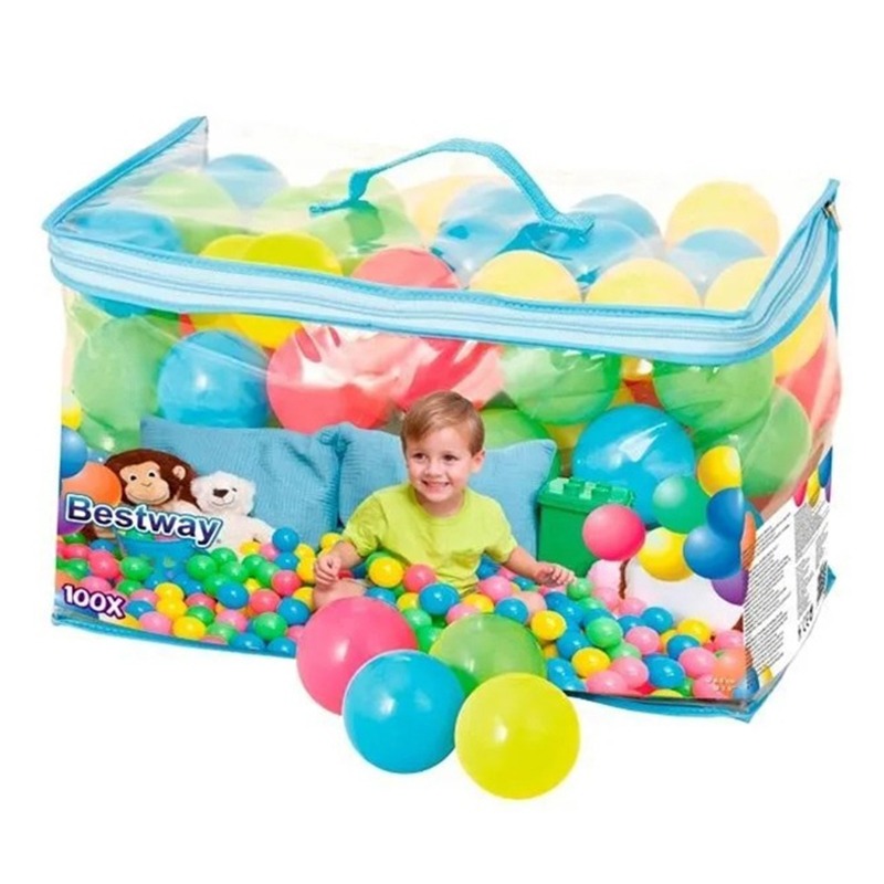 Bestway Plastic Balls Pack 100 Pcs
