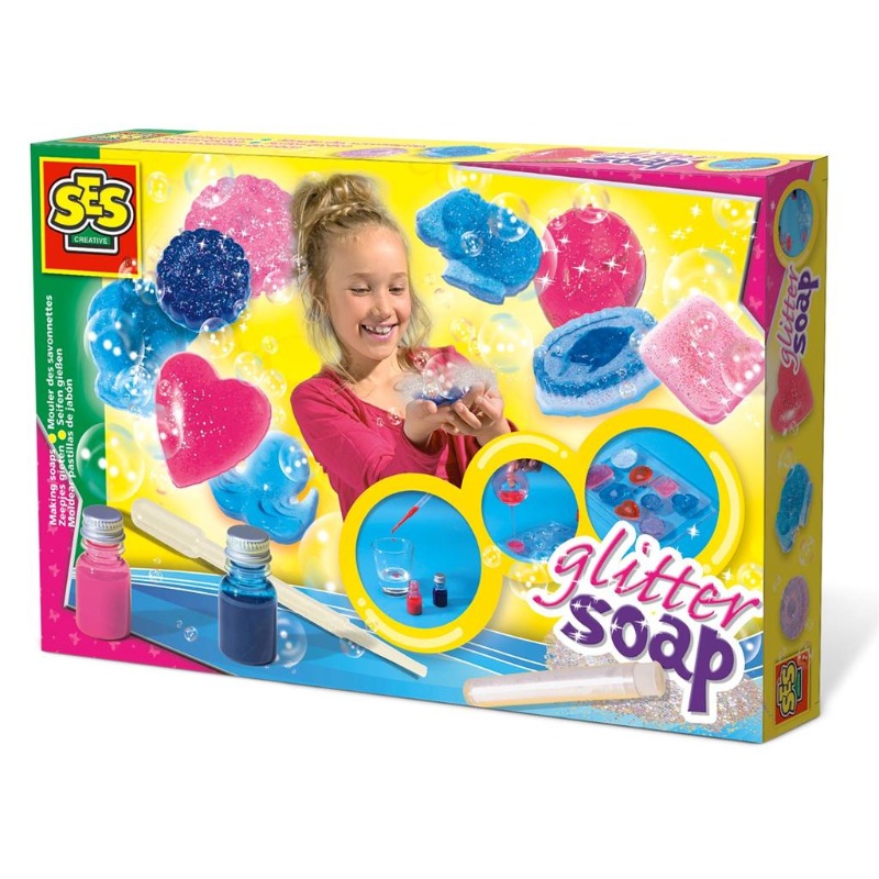 SES Creative Making Glitter Soap