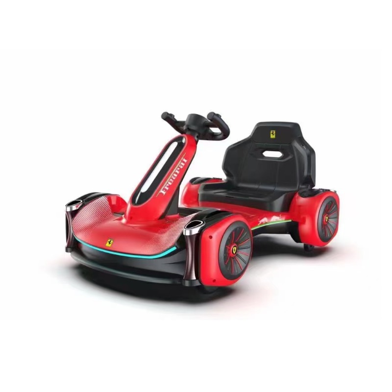 First Drive Go Kart 12V Battery Leather Seat Foam Wheel