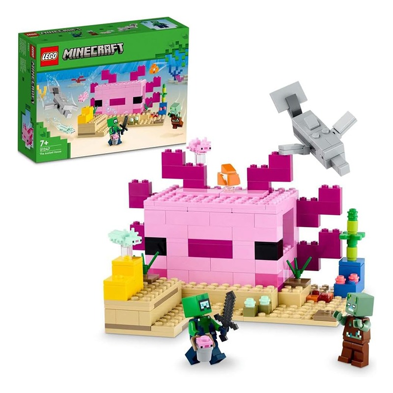 LEGO Minecraft The Axolotl House Set