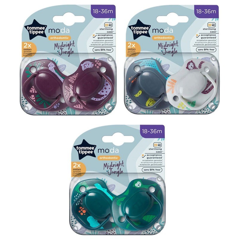 Tommee Tippee Soothers 18-36m Moda - 2 Pack