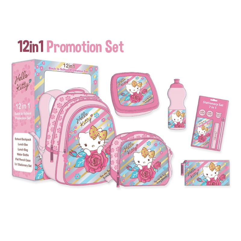 Dabdoob | Hello Kitty Backpack Set 12 in 1 Dabdoob | Hello Kitty Backpack Set 12 in 1