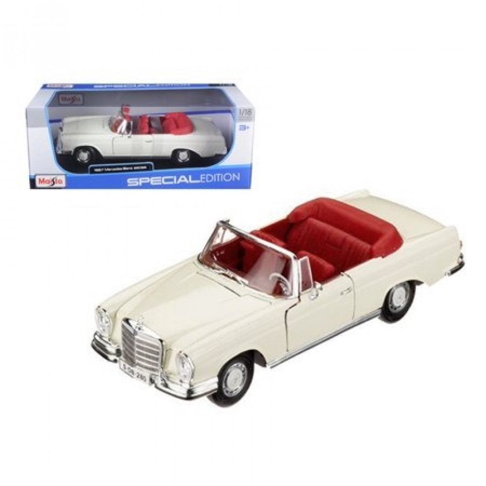Maisto Marcedes 280SE Cabrio 1967 1: 18