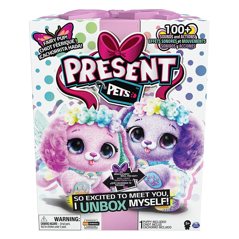 Present Pets Fairy Puppy Interactive Plush