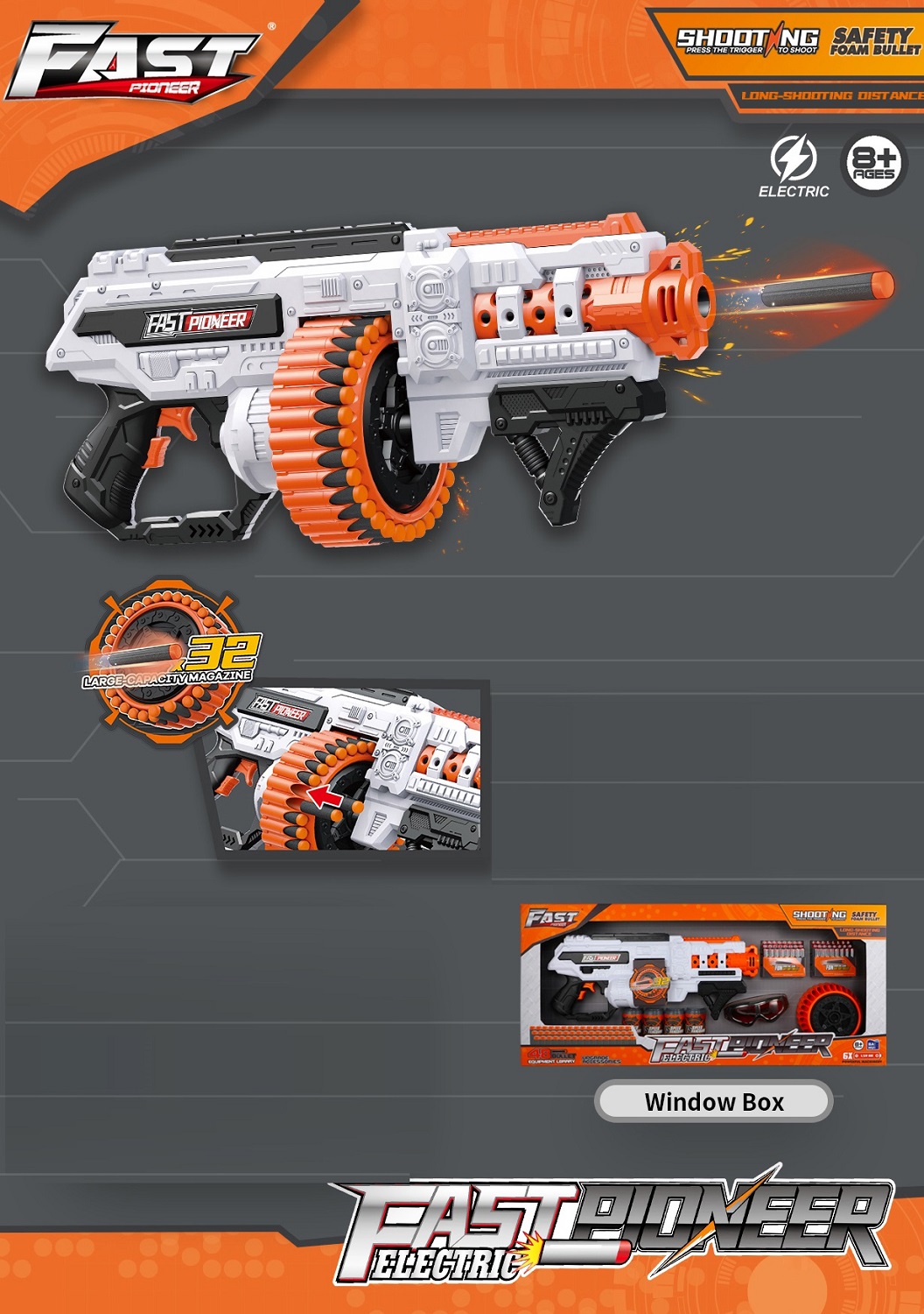 Fast Pioneer Electric Gun
