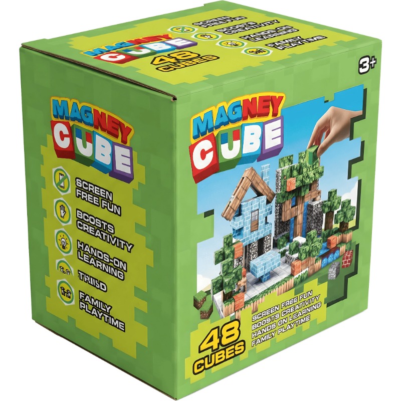 Magni Cube - Magnetic Building Blocks 48 Pieces