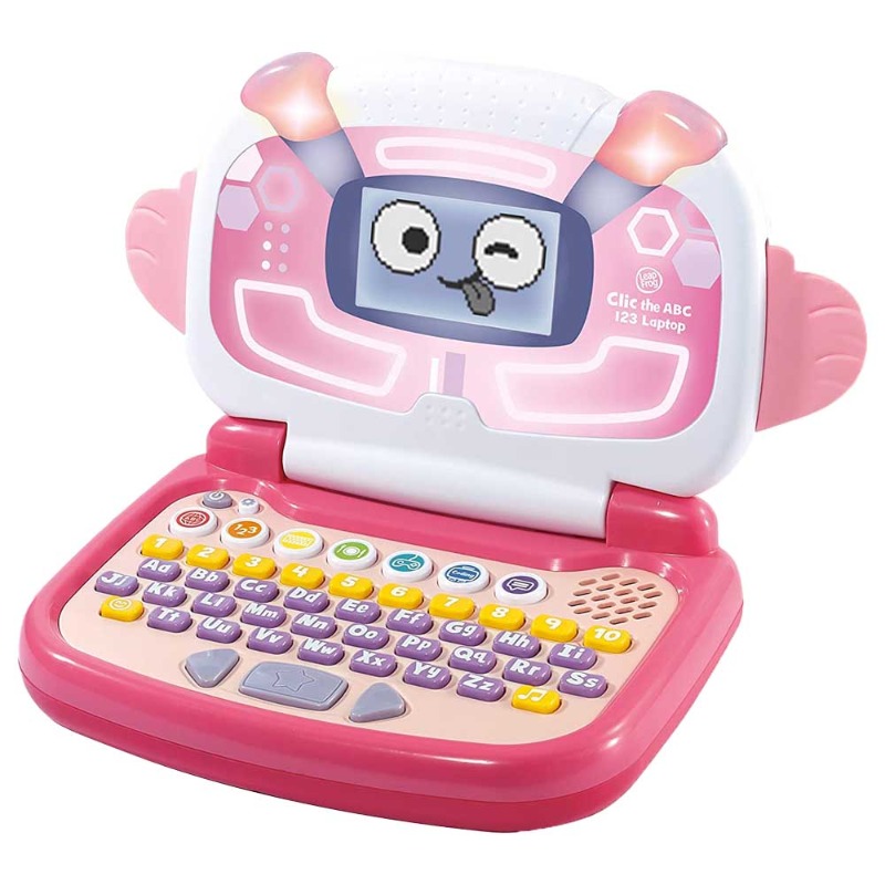 Leap Frog Clic The ABC 123 Laptop - Pink