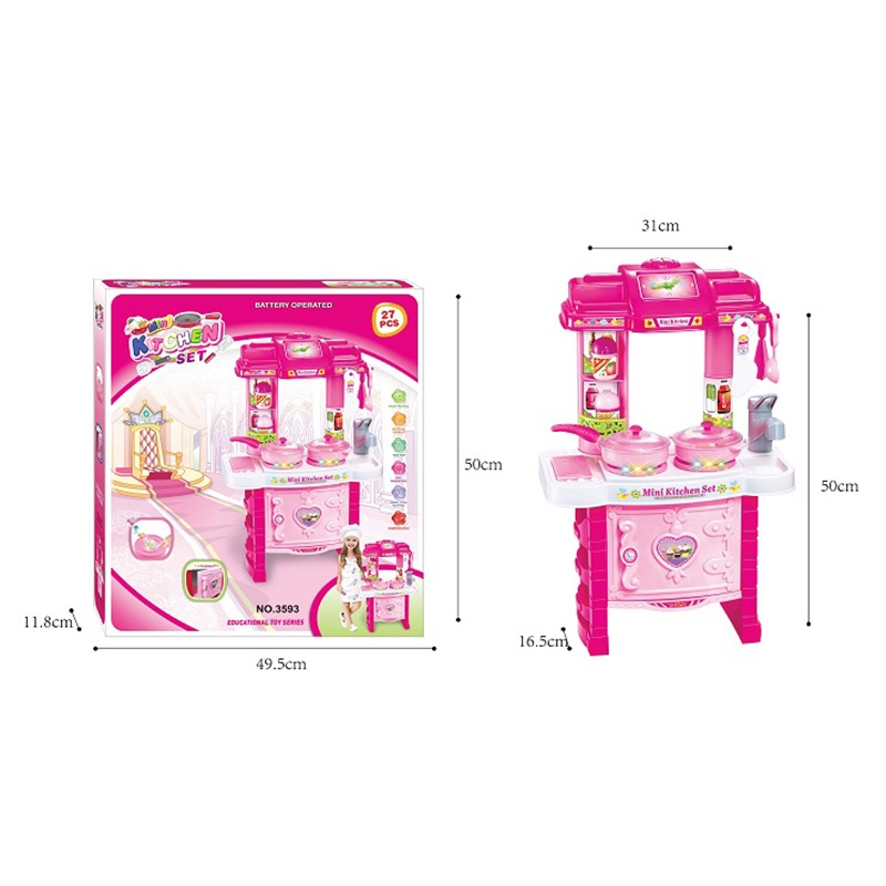 Kitchen Set Table - Pink
