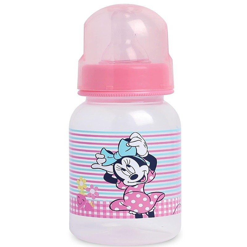 Baby Feeding Bottle 125ml Minnie Mouse - Pink