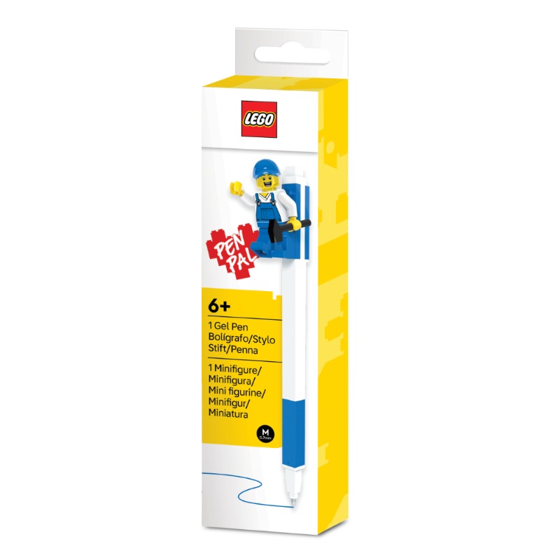 LEGO Pen Pal Gel Pen with Minifigure – Blue