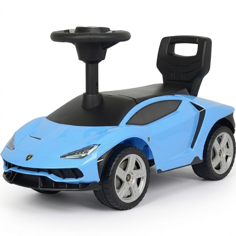 TOBBI Lamborghini 2-in-1 Ride-On Push Car – Blue