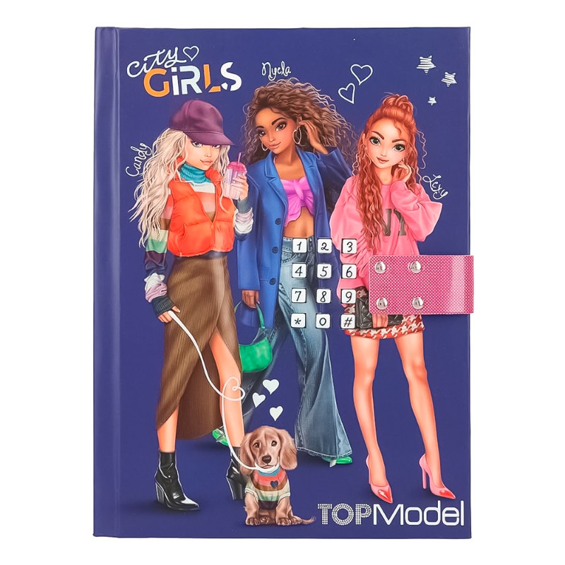 Top Model Debishi City Diary with Code and Audio 80 Pages