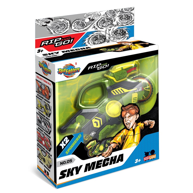 Spin Fighters Standard Series Sky Mecha Spin Fighters Pack