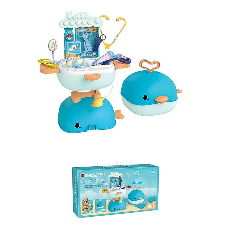 Doctor Table Set Blue - 26 Pcs