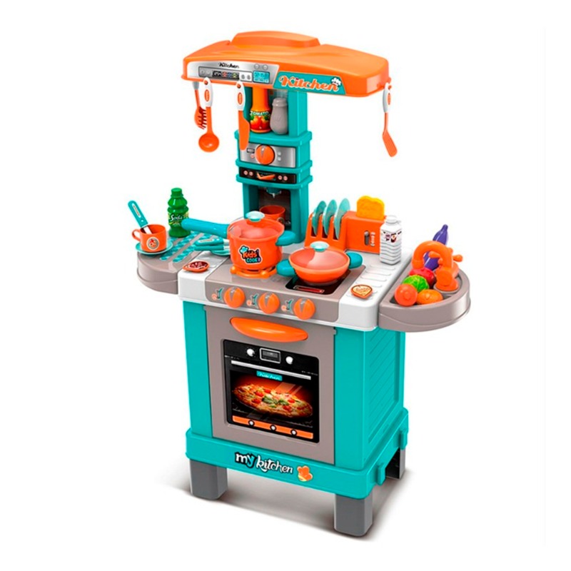 Kitchen Set with Sound and Light - Green