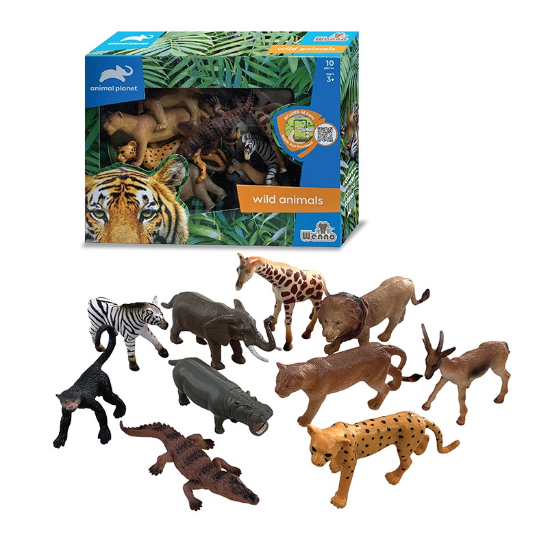 Wenno Wild Animal Toy - 10 Pcs