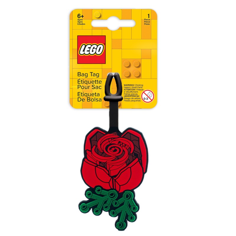 LEGO Botanicals Rose Bag Tag