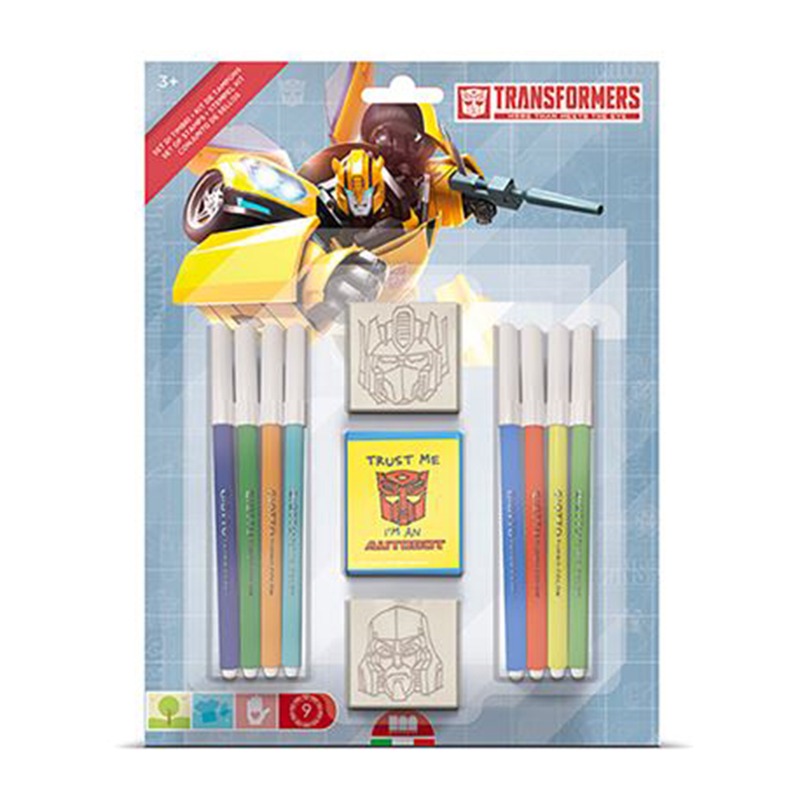 Multiprint Transformers Blister Markers 2 Stamps