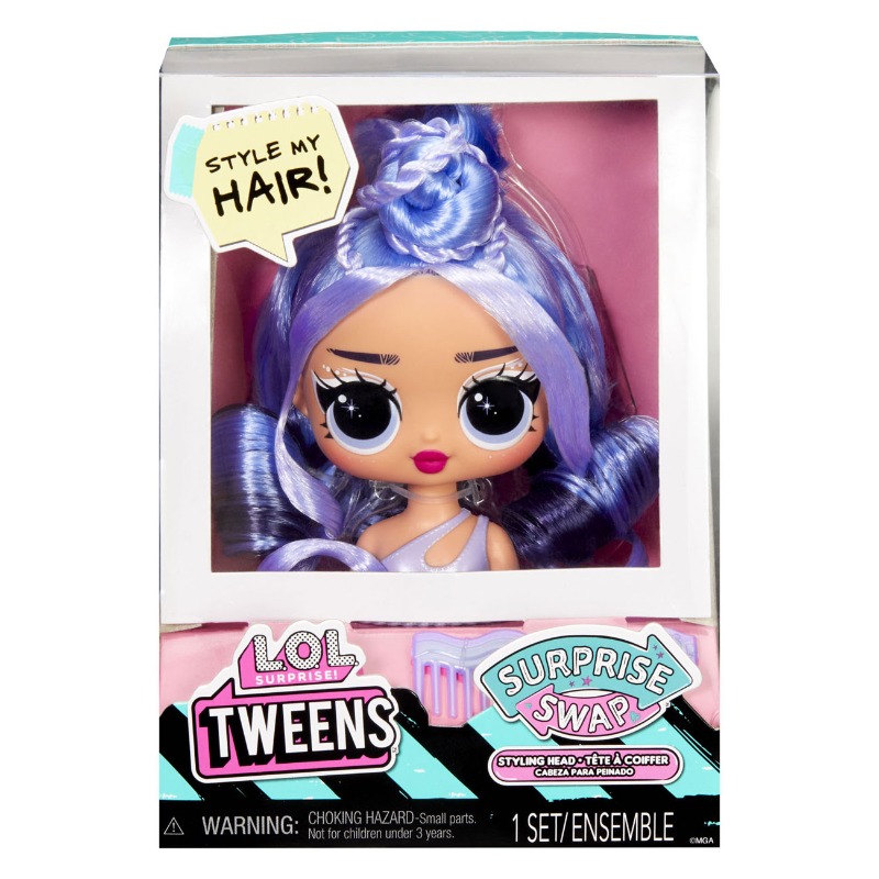L. O. L. Surprise Tweens Surprise Swap Styling Head Multi Shapes 1 Pcs