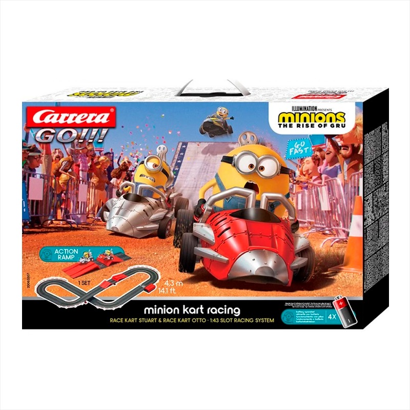 Carrera GO Minions Kart Racing Track Set