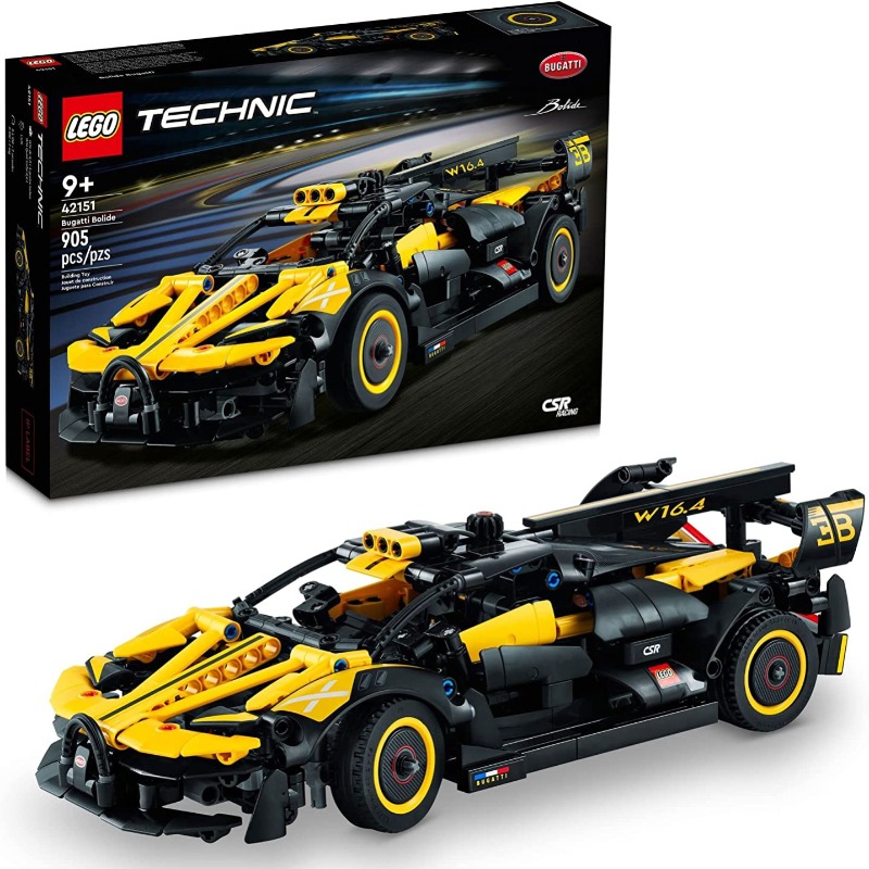 LEGO Technic Bugatti Bolide Building Toy Set - 908 Pcs