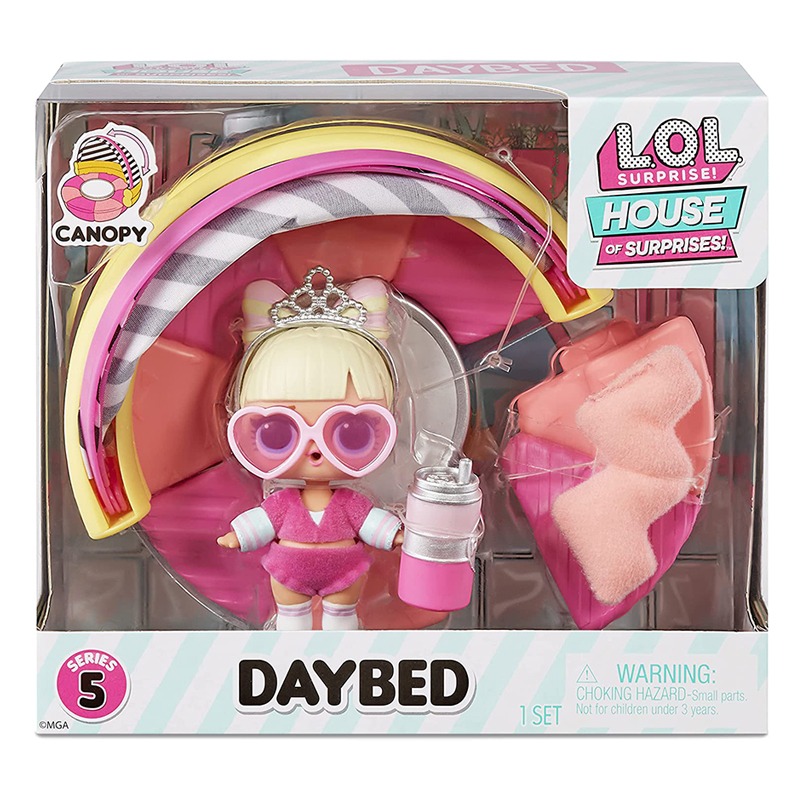 L. O. L. Surprise Furniture Playset With Doll - Daybed