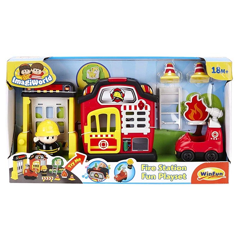 Winfun Fire Station Fun Playset