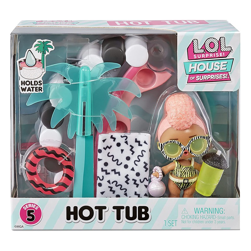L. O. L. Surprise Furniture Playset With Doll - Hot Tub Spa