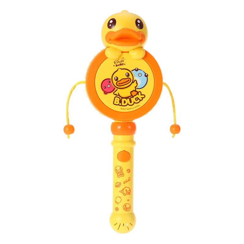 B Duck Baby Shaking Rattle Drum With Music Light