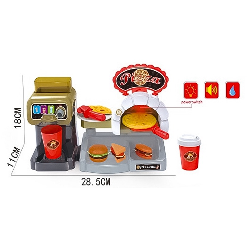 Coffee Machine Set With Lights Sounds And Water - Small