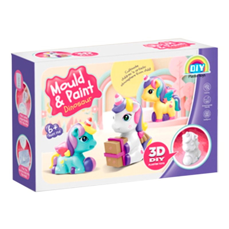 Plaster Toys Diy Mould and Paint - Unicorn