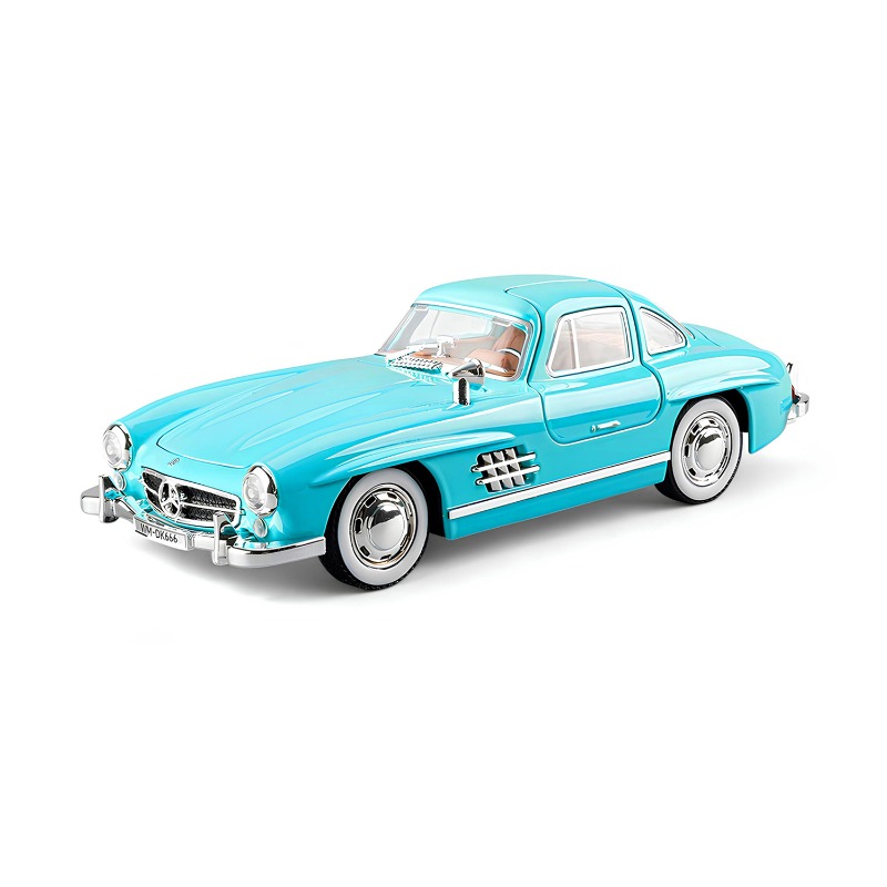 Benz 300sl Die Cast Car - Blue