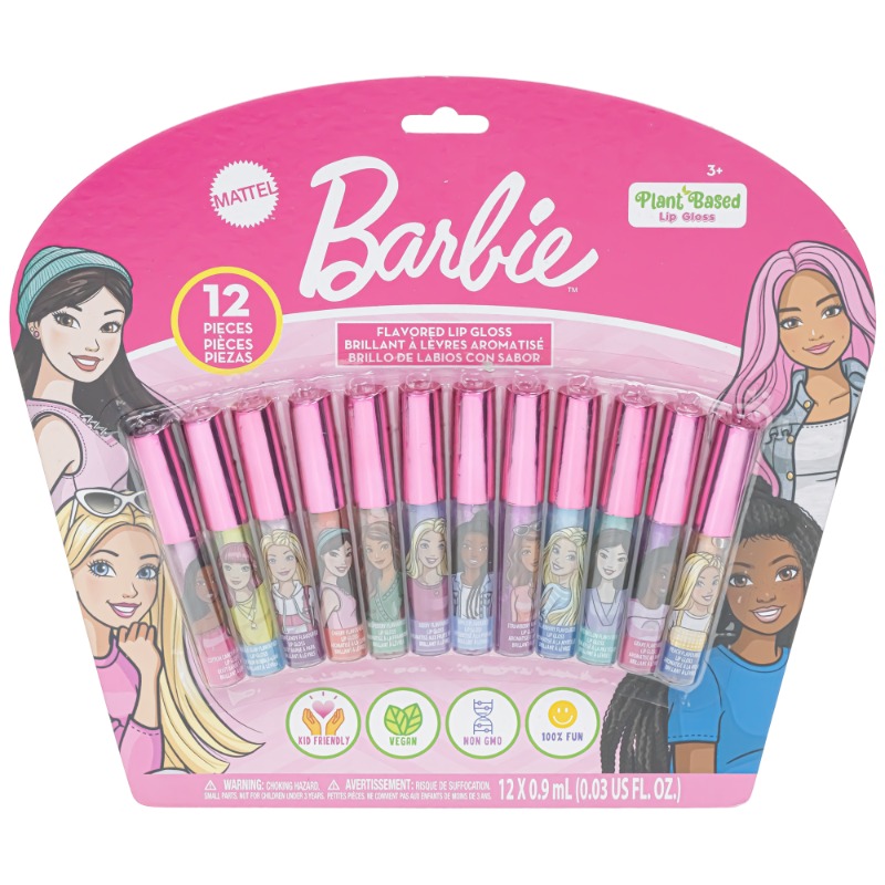 Barbie Lip Gloss Set -12 Piece