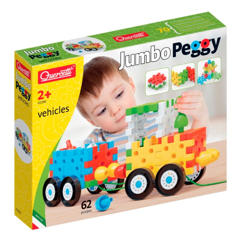 Quercetti Jumbo Peggy Vehicles