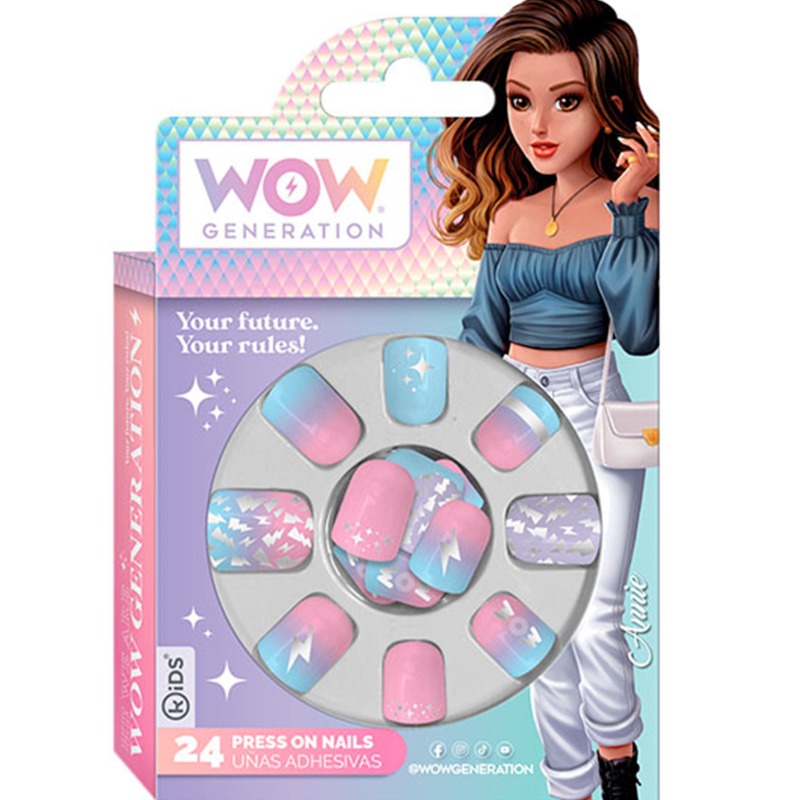 Wow Generation Adhesive Nail Set - 24 Piece