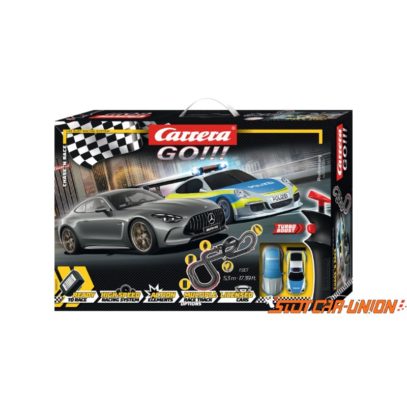 Carrera GO!!! Chase 'N Race 5. 3M Slot Car Racing Set