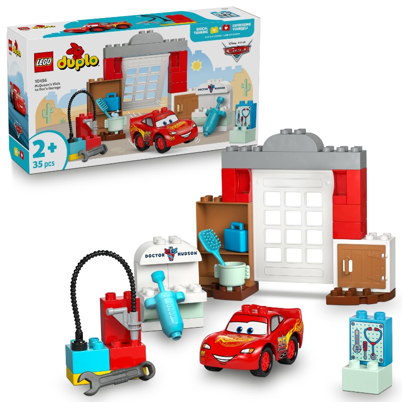 LEGO® DUPLO Mc Queen’s Visit to Doc’s Garage │ Disney and Pixar Cars – 35 Pieces