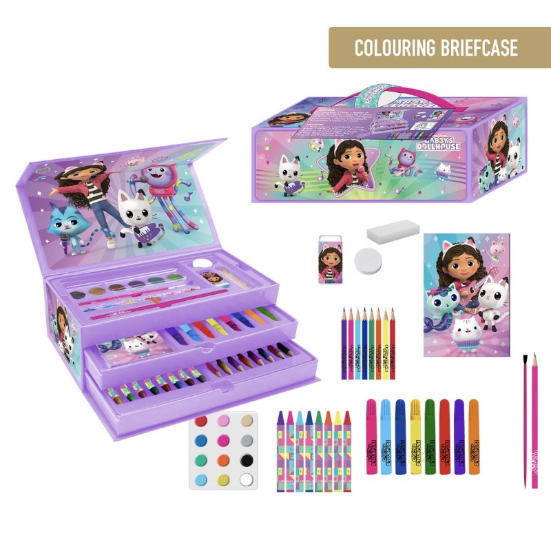 Gabbys Doll Colorable Stationery Set For Kids