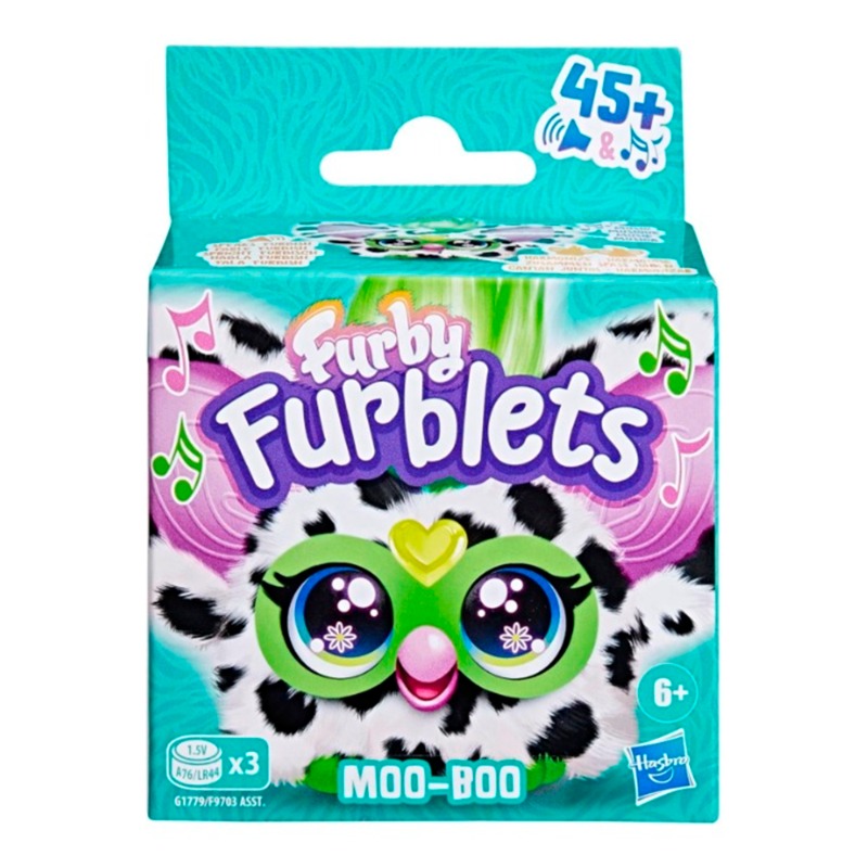 Furby Furblets Moo Boo Cow Mini Friend Plush Toy