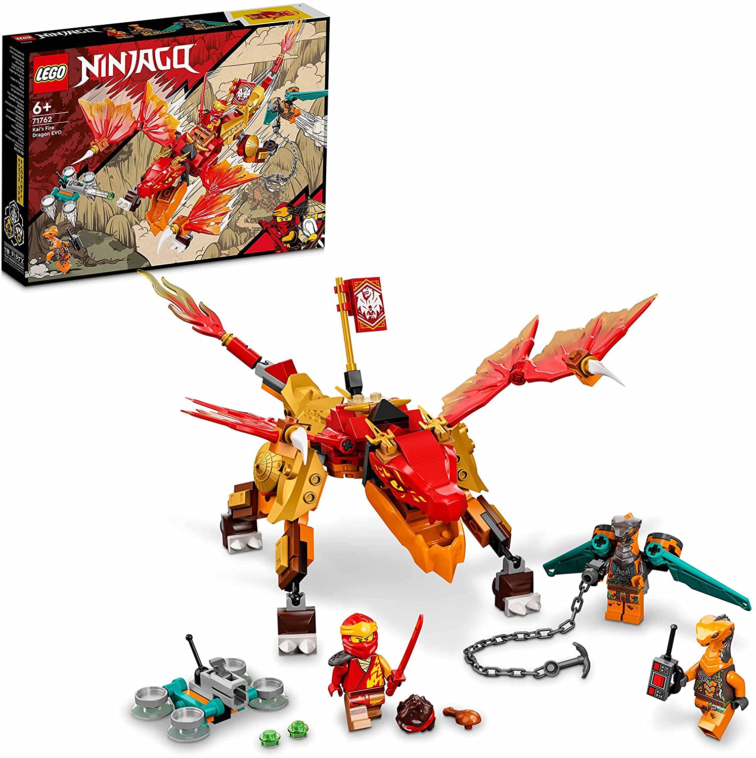 Lego Ninjago Kais Fire Dragon Evo Building Kit