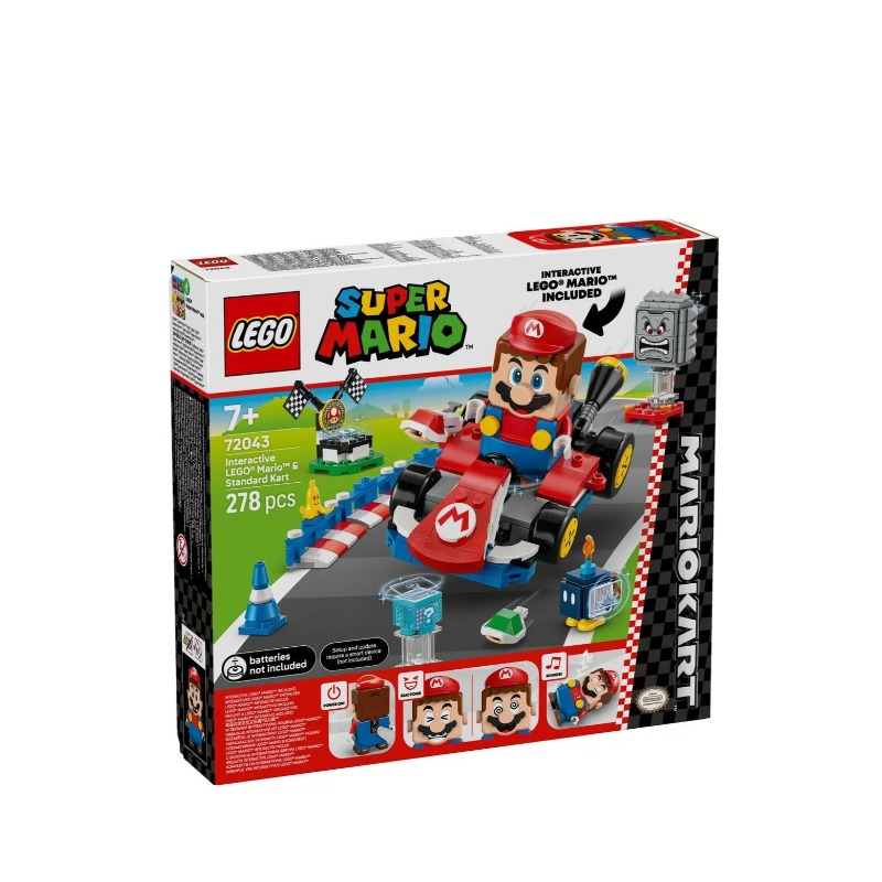 Lego Mario Kart Interactive LEGO Mario & Standard Kart 72043