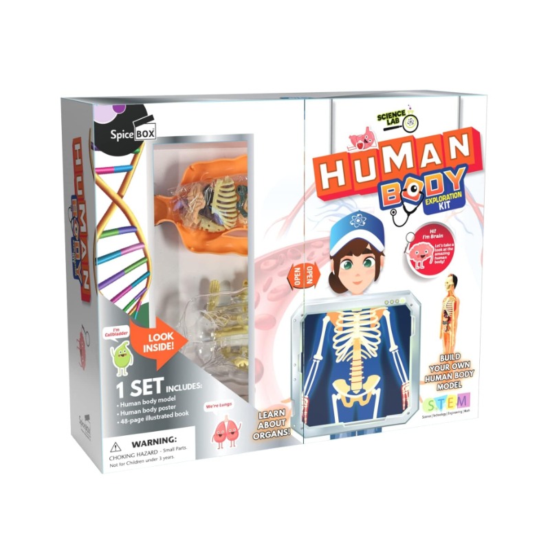 Spice Box Science Lab Human Body Kit For Kids