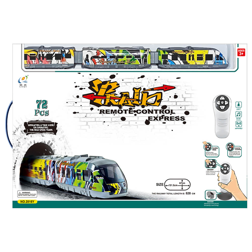 Dabdoob | Leqi Train Remote Control Express 72 pcs